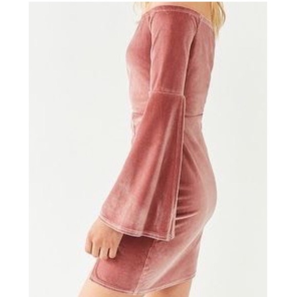 Urban Outfitters Pink Velvet Dress - Picture 5 of 8